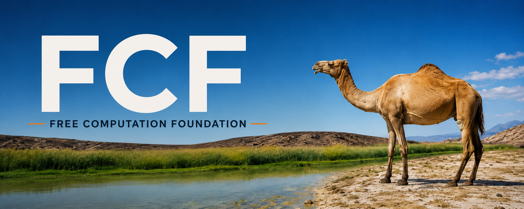 Free Computation Foundation and CENTL camel banner